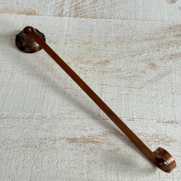 Vintage Copper Candle Snuffer with Twisted Handle - Picture 6 of 8